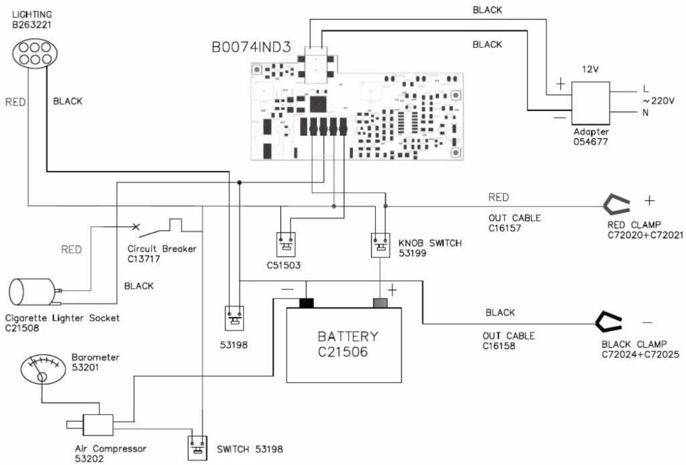 GYS Gyspack AIR - SCHEMA ÉLECTRIQUE / CIRCUIT DIAGRAM / SCHALTPLAN / DIAGRAMA ELECTRICO / 3JEKTPUÇECKAR CXEMA / ELEKTRISCHE SCHEMA / SCEMA ELETTRICO - 1
