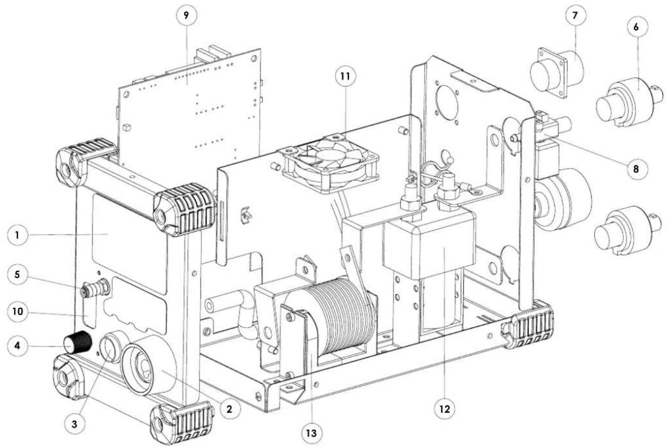 GYS Exatig HF - SPÉCIFICATIONS TECHNIQUES / TECHNICAL SPECIFICATIONS / TECHNISCHE DATEN / ESPECIFICACIONES TÉCNICAS / ТЕХНИЧЕСКИЕ СПЕЦИФИКАЦИИ / TECHNISCHE GEGEVENS / SPECIFICHE TECNICHE - 1