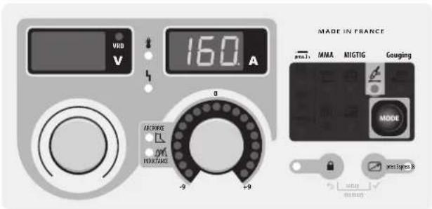 GYS Exatig HF - Ajuste del desvanecimiento (downslope): - 2