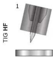 GYS Protig 201 DC FV - SCELTA DEL TIPO DI INNESCO - 1