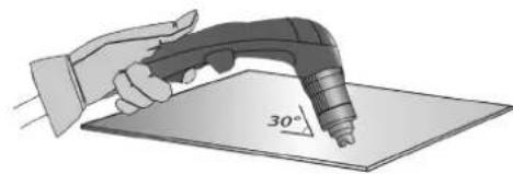 GYS Cutter 70 CT - POCZATEK CIECIA W SRODKU BLACHY: - 1