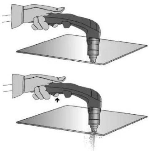 GYS Cutter 70 CT - COUPE MANUELLE A PARTIR DU BORD DE LA PIECE : - 1