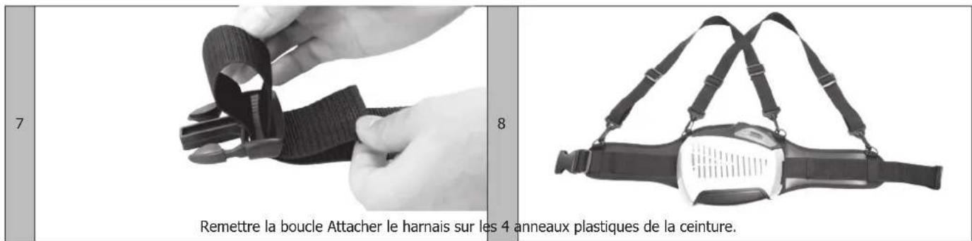 GYS Gysmatic 913 G - FIXATION DU SYSTÉME DE FILTRATION SUR LA CEINTURE - 8