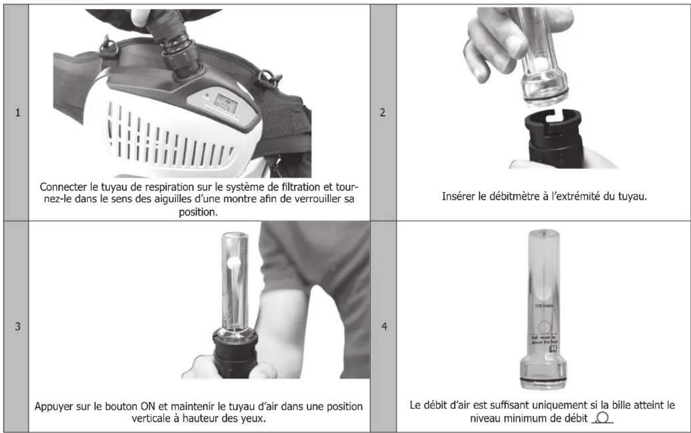 GYS Gysmatic 913 G - Test du débit d'air : - 1
