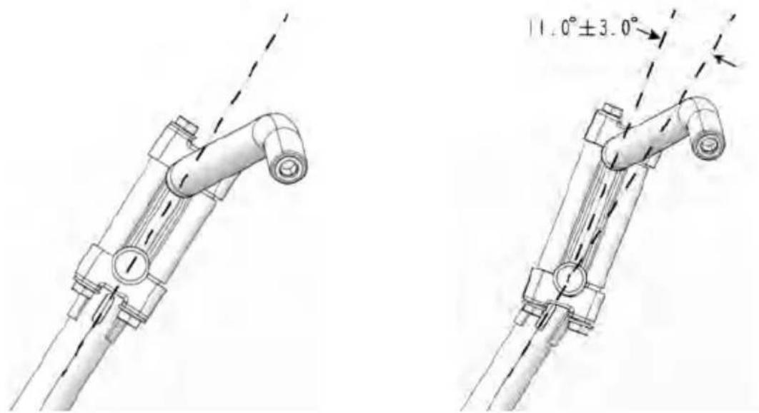 POLARIS 850 Rush ProS (2020) - ANGLE DU SUPPORT DE GUIDON - 1