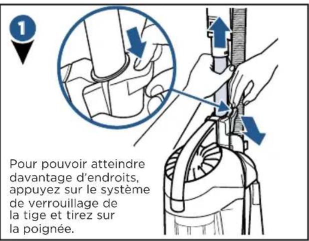 BISSELL PetHairEraser 1941N - Aspiration des surfaces au-dessus du niveau du sol : Tige - 2