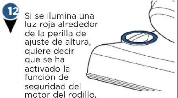BISSELL PetHairEraser 1941N - Luz de seguridad del rodillo - 2