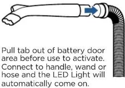 BISSELL PetHairEraser 1941N - LED Lighted Crevice Tool - 2