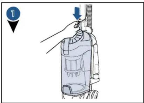 BISSELL PetHairEraser 1941N - Clean &amp; Replace Post-Motor Filter - 2