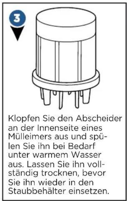 BISSELL PetHairEraser 1941N - Reinigen des inneren Zyklonabscheiders - 3