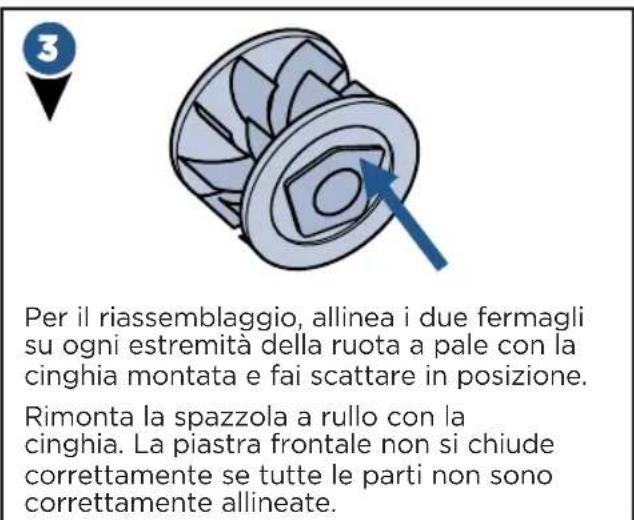 BISSELL PetHairEraser 1941N - Manutenzione dell'accessorio Pet TurboEraser - 3