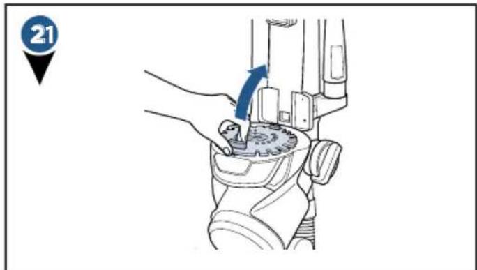 BISSELL PetHairEraser 1941N - Limpieza y cambio del filtró posterior al motor - 3