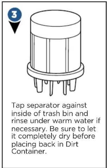 BISSELL PetHairEraser 1941N - Clean Inner Cyclone Separator - 3