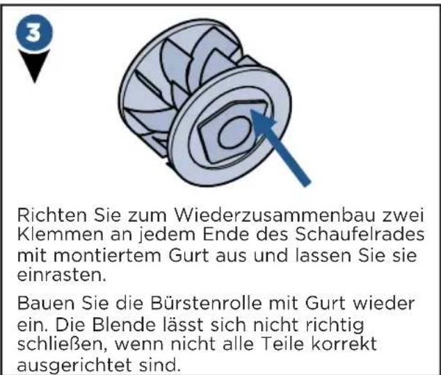 BISSELL PetHairEraser 1941N - Wartung des Pet TurboEraser®-Zubehörs - 3