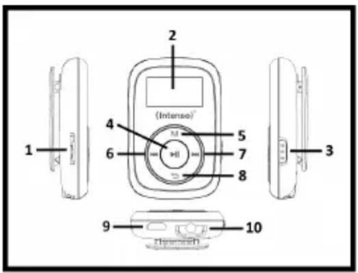 INTENSO Music Mover - Bedienelemente - 1