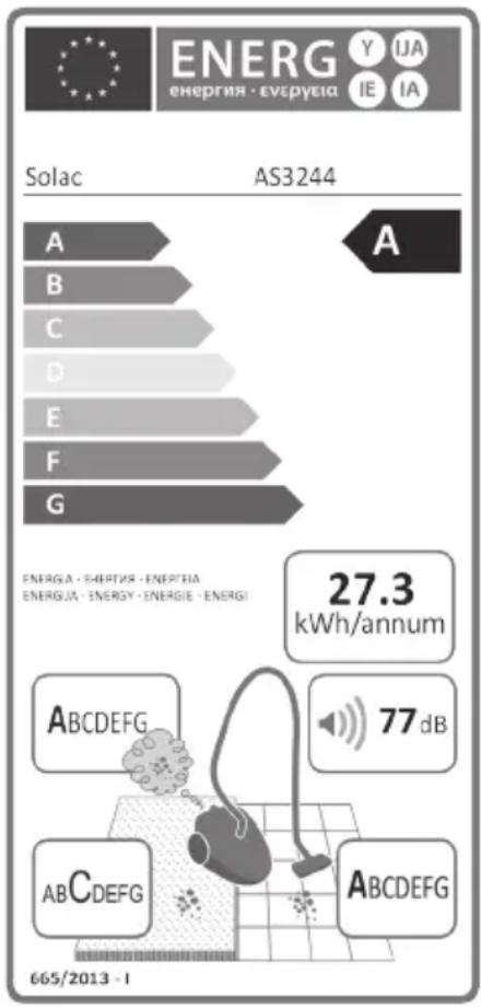 SOLAC Apollo Cyclonic AS3244 - ECOLOGIE ET RECYCLAGE DU PRODUIT - 2