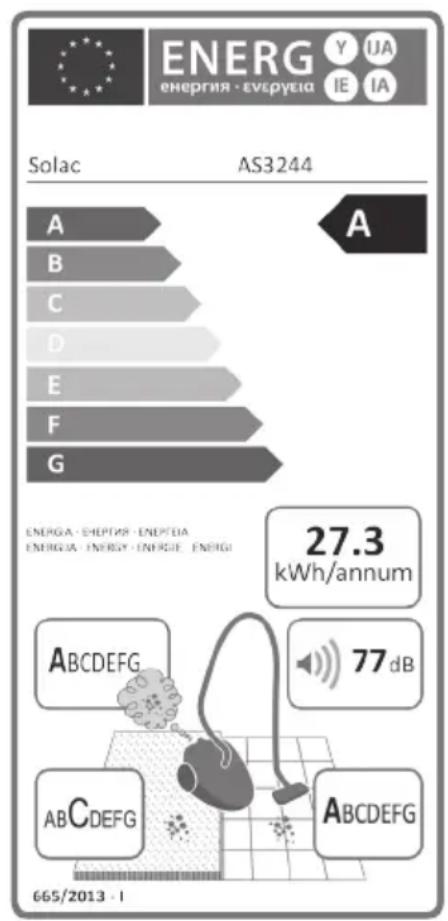 SOLAC Apollo Cyclonic AS3244 - ECOLOGIA E RECICLAGEM E DO PRODUTO - 2