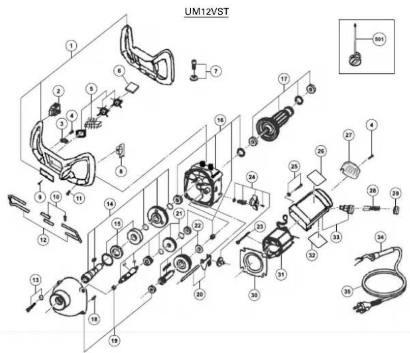 HITACHI UM 16VST - VAROITUS - 2