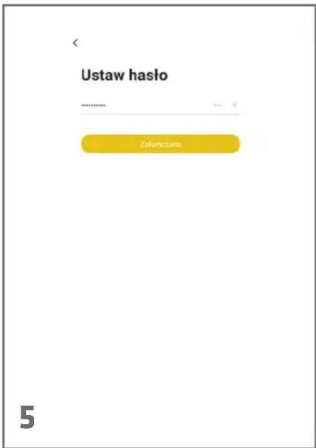 Ustaw hasło Zakończeno