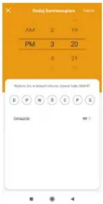 Doduń kammontąrn Zapier AM 2 19 PM 3 20 4 21 Wytowicz disc, w kółych choose ubywasć bysłu SMH-RT D P W S C P S Ginazdo Nº >