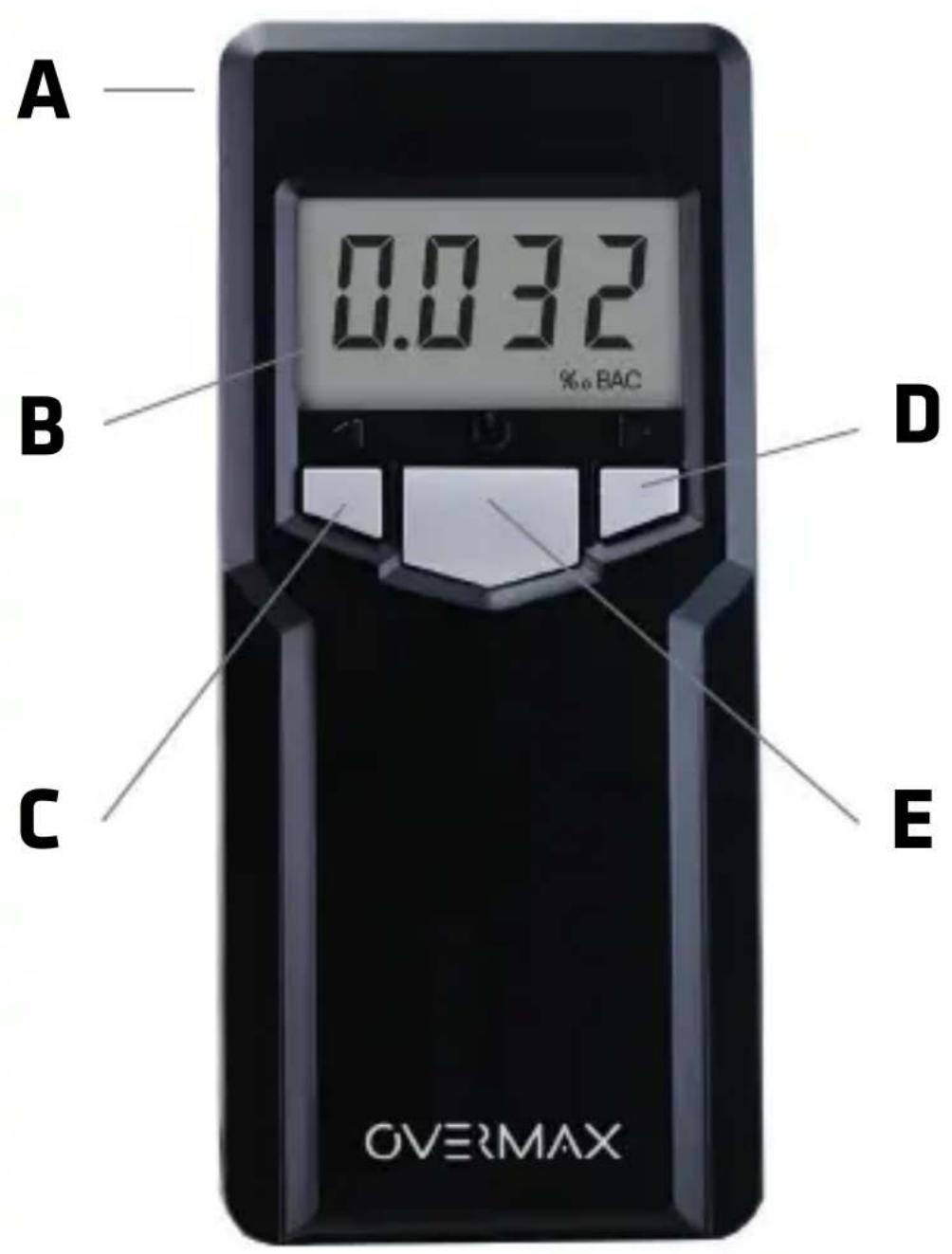 A 0.032 ‰ BAC B D C E OVERMAX