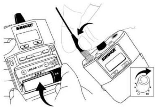 SHURE PSM 1000 - Émetteur rackable - 2