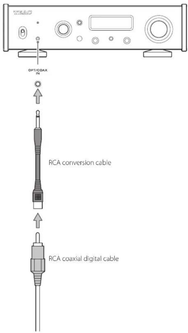 TEAC UD505X - Coaxial (COAX) connection - 1