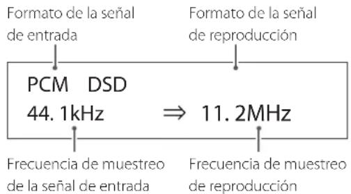 TEAC UD505X - Información de sobreconversion mostrada - 1