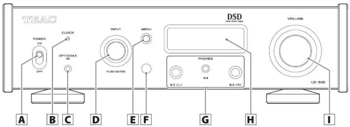 TEAC UD505X - Jack estéreo de 4,4 mm con 5 polos - 3