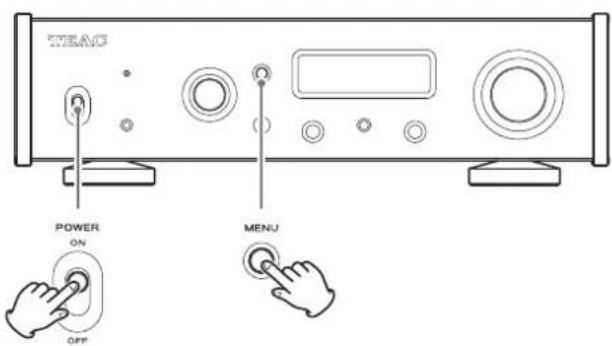 TEAC UD505X - Restoring default settings - 1
