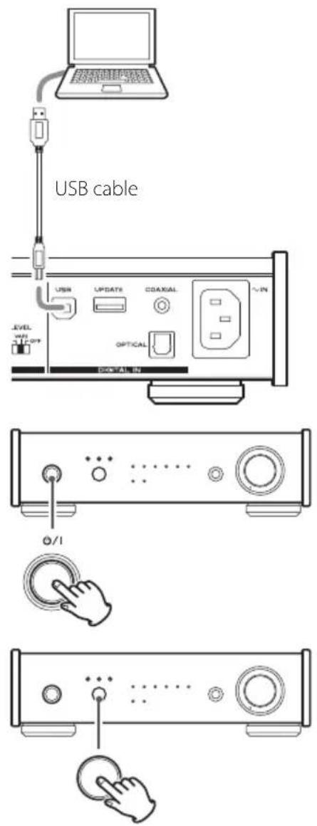 TEAC UD301X - Start playback of the music file on the computer. - 1