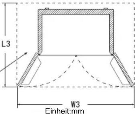 TCL RP505SXF0 - Dieser Kühlschrank kann nicht als Einbaugerät verwendet werden. - 3