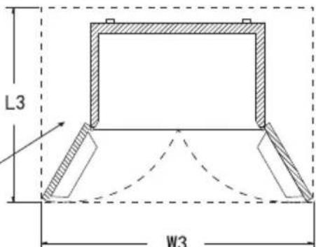 TCL RP505SXF0 - Ce réfrigérateur ne peut pas être utilisé comme appareil encastrable. - 3
