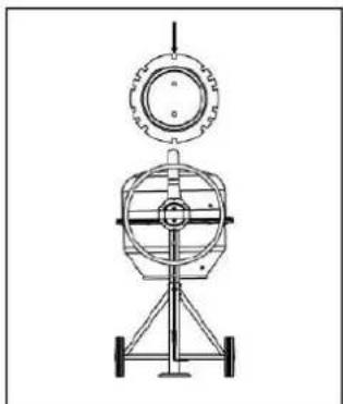 Zipper ZIBTM180 - The connection of the machine to the electric power supply and the following checks have to be carried out by a respectively trained electrician only! - 3