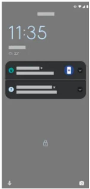 MOTOROLA Moto E32S - À propos de votre écran de verrouillage - 1