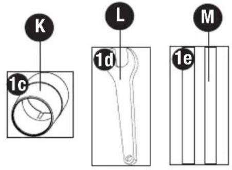 K 1c L 1d M 1e