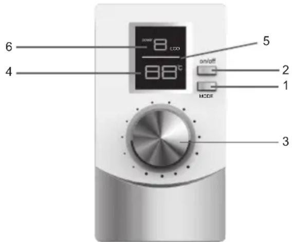 TEKA EWH 80 D SLIM - NOTA: Durante o funciona normal, a valvula de entrada de agua deve estar em posicao de aberta. - 1