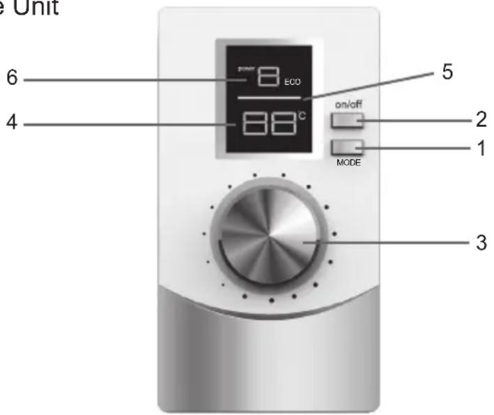 TEKA EWH 80 D SLIM - Note: During normal operation, the inlet valve shall be set in the status of "open". - 1