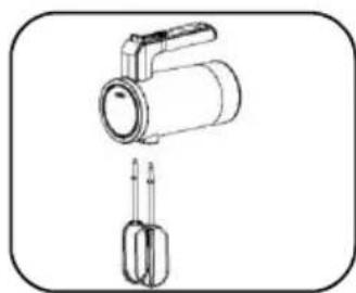 KALORIK HM 47251 BK - Para insertar los accesorios: - 2