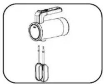 KALORIK HM 47251 BK - Inserting the accessories: - 2