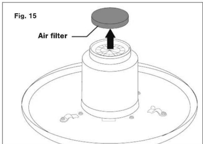 Snow Joe ASHJ201 - Cleaning the Air Filter - 1