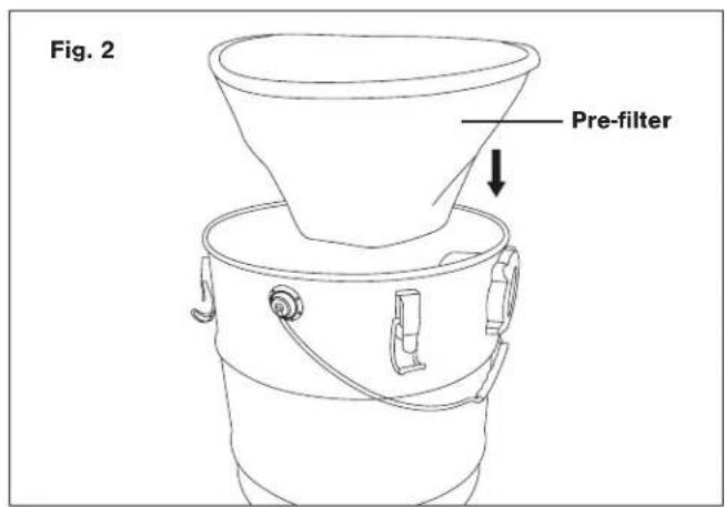 Snow Joe ASHJ201 - Fitting the Pre-Filter - 2