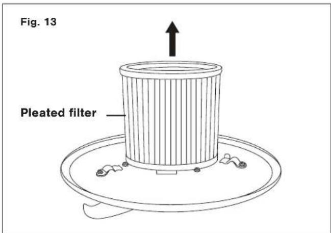 Snow Joe ASHJ201 - Clean the Wire Filter Basket and Pleated Filter - 3