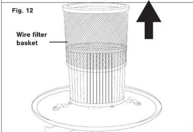Snow Joe ASHJ201 - Clean the Wire Filter Basket and Pleated Filter - 2