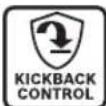 BOSCH GWS 18V180 PC Professional - Kickback control - 1
