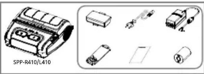 Bixolon SPPL410 - MOBILE PRINTER SPP-R410/L410 - 1