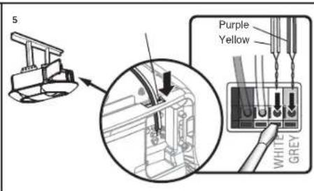 CHAMBERLAIN B4613TC - OPTION B- PRE-WIRED INSTALLATION - 5