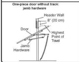CHAMBERLAIN B4613TC - STEP 1 Determine the Header Bracket Location - 5