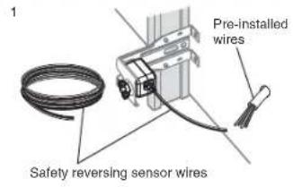 CHAMBERLAIN B4613TC - OPTION B- PRE-WIRED INSTALLATION - 1