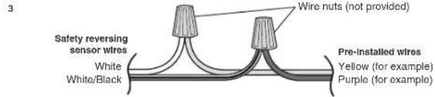 CHAMBERLAIN B4613TC - OPTION B- PRE-WIRED INSTALLATION - 3